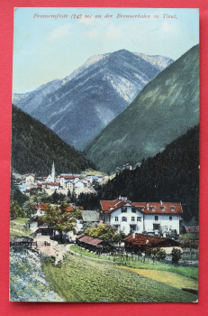 AK Franzensfeste an der Brennerbahn / 1910-1920 / Ortsansicht / Strasse / Tirol